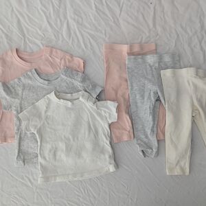 Primark Kids Matching Sets - Pink, Gray, White